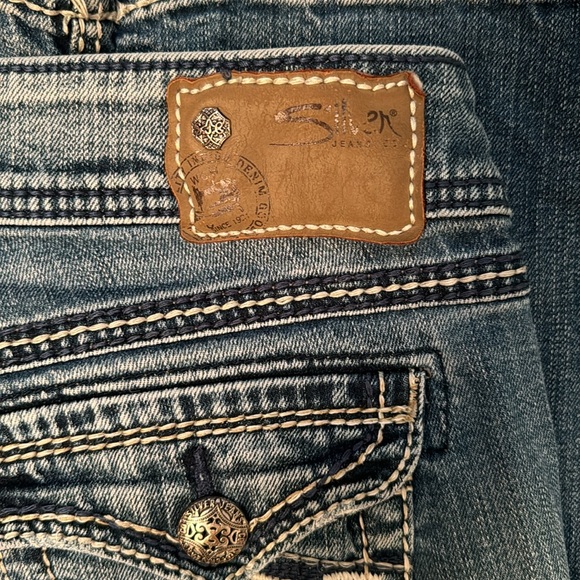 Silver Suki Surplus mid rise bootcut jeans size 26/32 - Picture 4 of 9